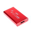 1.8 inch USB3.0 HDD Enclosure Mobile Hard Disk Box Red