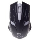 Optical Wired Mouse with Lighting Display Black