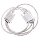 VGA Male to VGA Female 9 Pin Connection Cable 1.2 Meters Gray