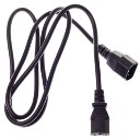 US Standard Plug Power Cord 1.2 Meters Black