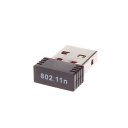 USB2.0 150/Mbps Mini Wireless N Adapter Black