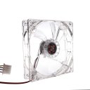 12 Centimetre With Light Case Power 4 Pin Heat Cooler Fan Transparent