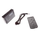 HDMI 5 in 1 out HDMI Automatical Switcher With Remote Control Black