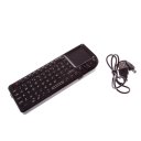 RGQ Bluetooth Wireless Mini Bluetooth Keyboard With Touch Pad Black