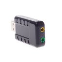 USB 2.0 extraposition separate 8.1 voice card, Sound Card, Audio Card, Black