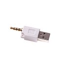 USB to 3.5mm Adapter connector White