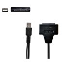 USB 2.0 to Micro SATA Connection cable for SSD/HDD Black