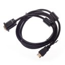 1.8 meters HDMI-VGA data cable, black