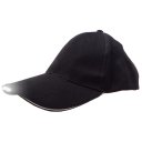 LED Lighting Hat Unisex Flashlight Baseball Cap Adjustable One Size Fits All Black Hat White Light