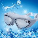 Optical Corrective Swimming Goggles Nearsighted Large Frame Goggles Black  -6.0