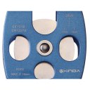 Outdoor Rock Climbing Pulley Big Single Line Pulley  Blue