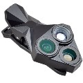 3 in 1 Phone Camera Lens Kit Fish Eye Lens/Wide Angle Lens/Macro Lens Black