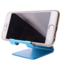 Aluminum Alloy Stand For Phones and Tablets Unibody Design Blue