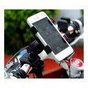 Universal phone holder, One Clip, Mobile hose bracket , wideth within 9cm ,ABS+PVC, black