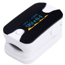 Digital Pulse Oximeter Fingertip Oxygen Monitor OLED Display Heart Rate Monitor  White