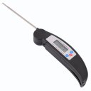 Folding Instant Read Cooking Thermometer High-performing Digital Food meat Thermometer Black