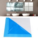 Creative 3D Mirror Surface Wall Sticker Decals Room Home Decoration Removable  Pack of 16 Pcs