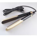 2 in 1 style hair curler 35 Watt curling iron styling tools tongs Hair Straightener Golden