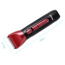 8058 5 in 1 Man and Children Electric Beard Hair Trimmers Shaver Trimmer Rechargeable Nose Trimmer Red
