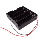 18650 Battery Slot Four 18650 in Series 11.1V Battery Not Included Black