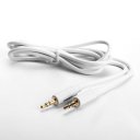 AUX Audio Stereo Cable 3.5mm Car Connecting Cable 1500mm White