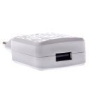 Protable Travel Power Charger Adapter 3H-067 South Korea Standard 5V2.4A USB White