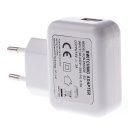 Protable Travel Power Charger Adapter 30-067A European Standard VDE 5V2.4A USB White