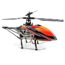2.4G Remote Control helicopter four axis single blade, 2.4G LCD, Orange