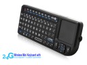 2.4G Wireless Mini Keyboard with Touchpad + Laser Pointer