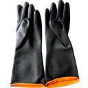 Black Industrial Gloves Acid and Alkali Resistant Latex Gloves