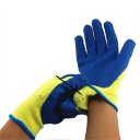 Coated Tree Lace Gloves Thicken Wear Resistant Anti Slip Anti Cutting Gloves