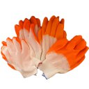 13 Pins Nylon Dipping Labor Protection Gloves PVC Gloves