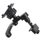 Car Use Phone Holder Air Outlet 360° Rotatable Phone Holder Clamp Type Mount Black