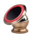 Car Use Phone Holder Magnetic Phone Mount 360° Rotatable Phone Mount Clamp Type 10B Golden