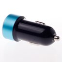30-161 USB 5V2.1A European Standard VDE Car USB Power Charger Black with Green