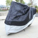 Motorcycle Waterproof Protective Cover Rainproof Dustproof Shade 190T Silver Pastebrushing M
