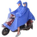 Motorcycle Pearly Lustre Surface Raincoat For 2 People 16025 Blue