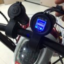 Motorcycle Double USB Charger 12-24V Waterproof