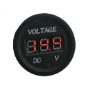 Car Accessories Storage Battery LED Voltmeter Motorcycle Voltmeter 6-30V