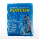 Unisex Efficient Disposable Raincoat Camping Travel Hood Poncho 5pc