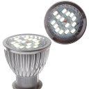LED Spotlight Lighting Light Emitting Diode 5730 White (6000-6500K) E27 Silver
