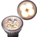 LED Spotlight Lighting Light Emitting Diode Warm White (3000-3500K) MR16 Silver