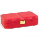 Jewelry Box Casket Box Exquisite Makeup Case Organizer Red