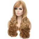 Long Curly Hair Wigs A1137 LW1467 Brown Highlights
