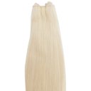 Flip in 100% Human Hair No Shedding Halo Extension Hair Silk Straight 18 inch #613