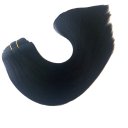 Human Hair Extension Hair Silk Straight Clips Applying 20 inch #1