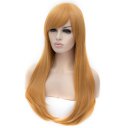 Cosplay Wig Golden Euramerican Style Long Curly Hair Wig