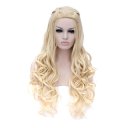 Cosplay Wig Pale Gold Long Curly Wig