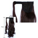 Wig Velcro Ponytail Curly Hair Wig 8#