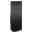 Wig Clips Ponytail Long Straight Hair Wig 70cm Color Number 99J